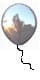 Graphic of a silver foil balloon. BHQ - the most complete collection of balloon info on the web.