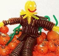 Scarecrow in a pumpkin patch. Troy Perry.