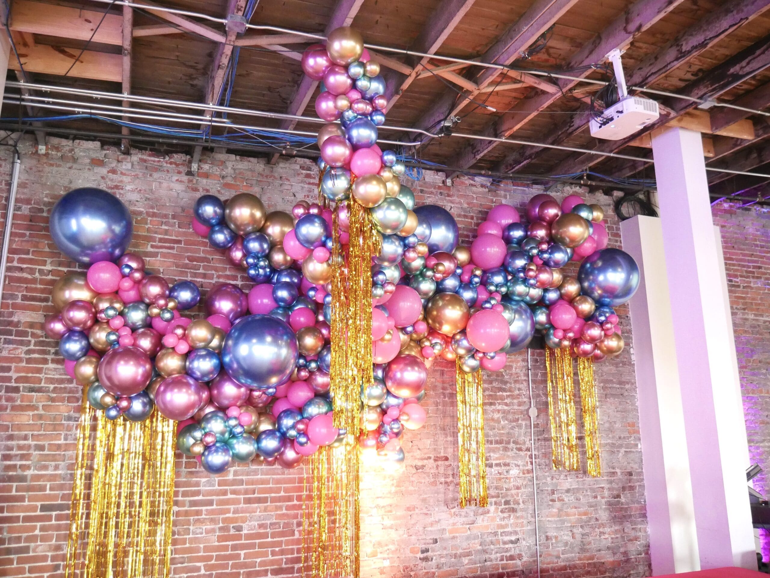 sweet 16 balloon decor for private events