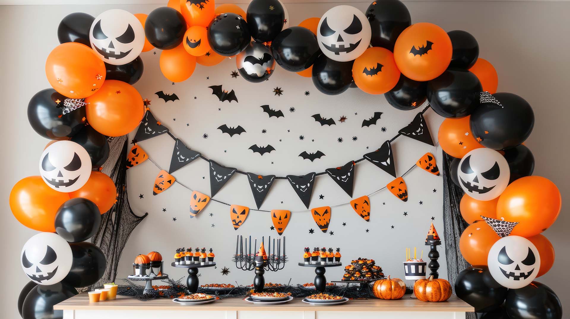 halloween balloon decor for professional events